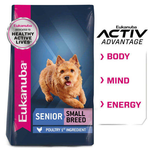 Eukanuba Small Breed Senior Chicken Dry Dog Food 3Kg