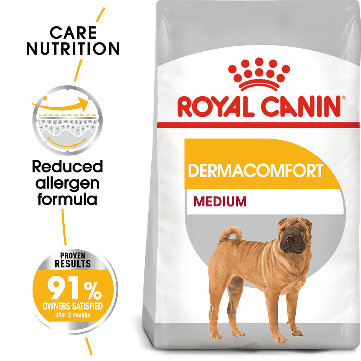 Royal Canin Dermacomfort Adult Dry Dog Food 3Kg