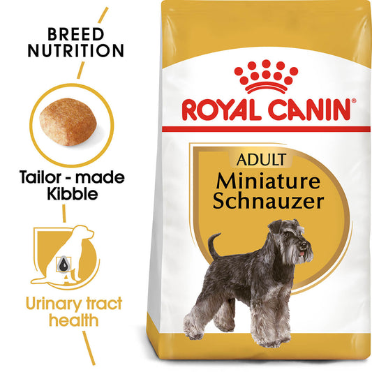 Royal Canin Miniature Schnauzer Adult Dry Dog Food 7.5Kg