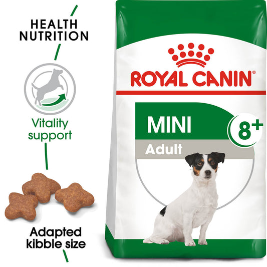 Royal Canin Mini Adult 8+ Dry Dog Food 2Kg