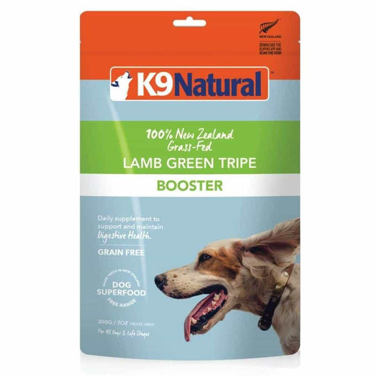 K9 Natural Freeze Dried Dog Supplement Lamb Green Tripe Dry Dog Food 200G