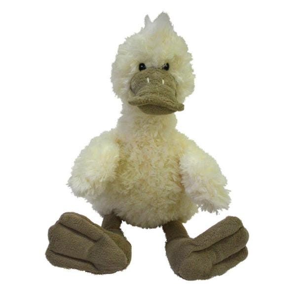 Cuddlies Fluffy Duck - 40Cm