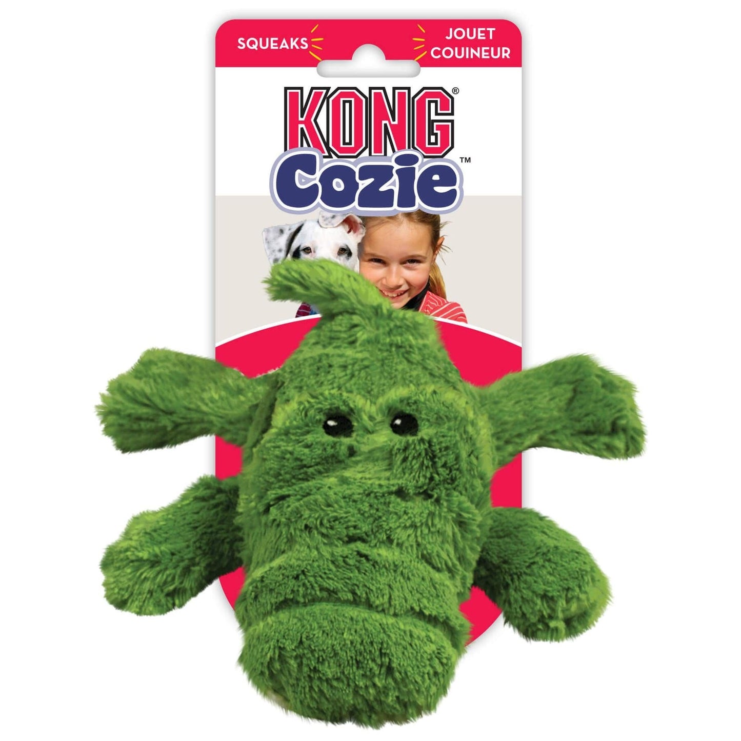 Kong Cozie Ali Alligator Dog Toy Medium