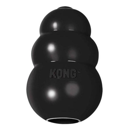 Kong Extreme Treat Dispensing Dog Toy For Powerful Chewers Black Medium