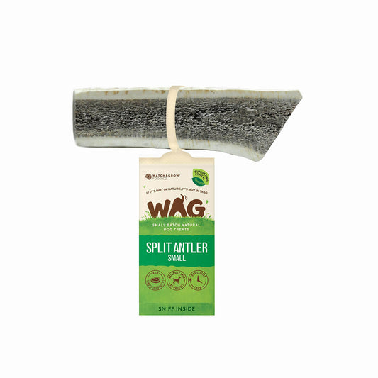 Wag Naturally Split Long Lasting Deer Antler Dog Treats Small