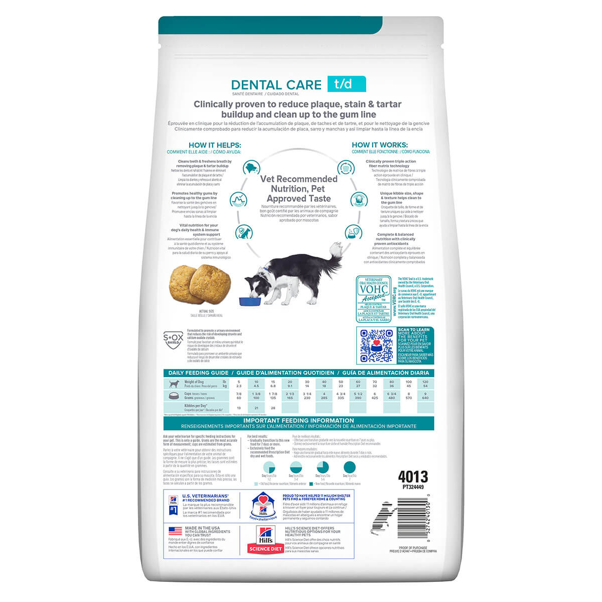 Hill'S Prescription Diet T/D Dental Care Dry Dog Food 5.5Kg