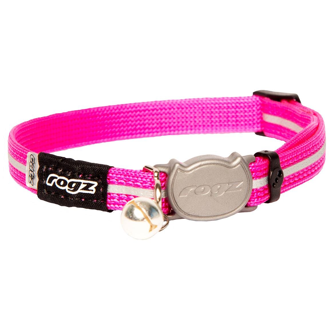 Rogz Alleycat Safeloc Collar Purple 11Mm