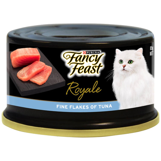 Fancy Feast Royale Fine Flakes Of Tuna Wet Cat Food 85G