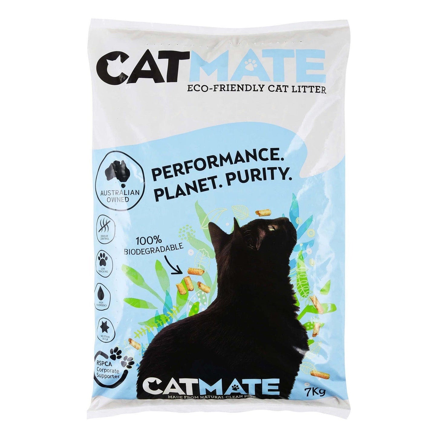 Catmate Wood Pellet Cat Litter 15Kg