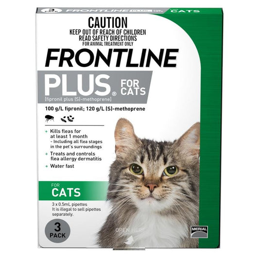 Frontline Flea Treatment For Cats 6 Pack