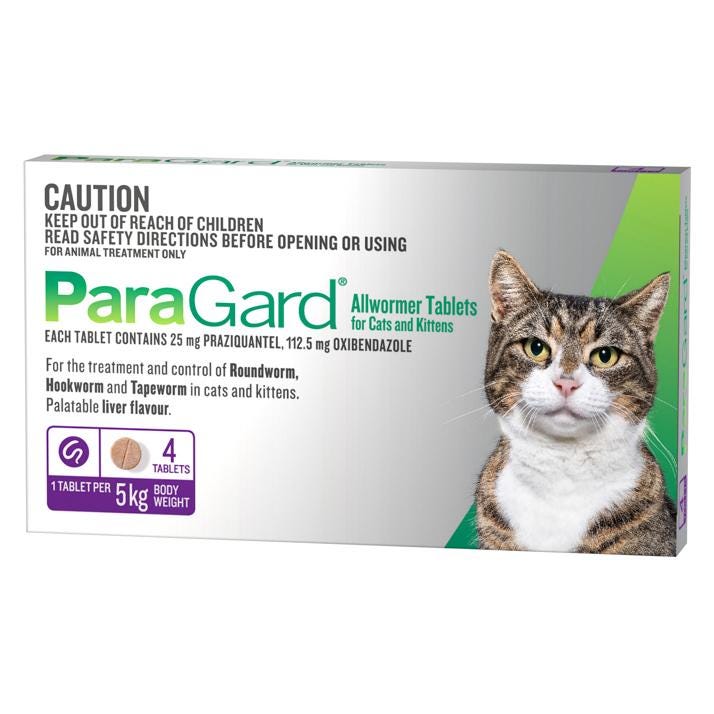 Paragard Allwormer For Cats