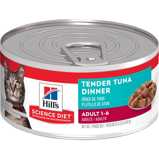 Hill'S Science Diet Tender Dinners Adult Tuna Wet Cat Food 156G