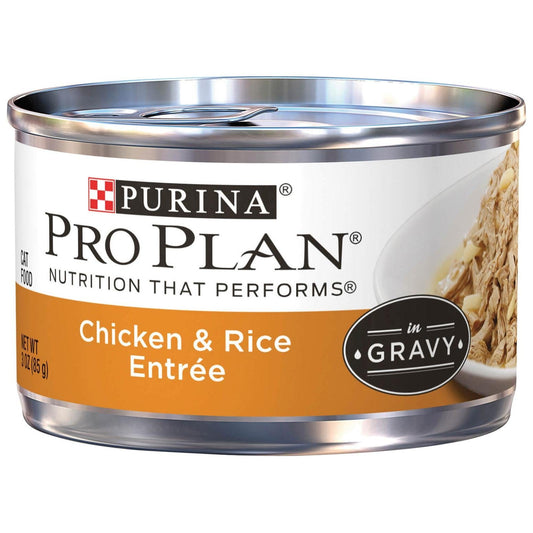 Pro Plan Savour Adult Chicken & Rice Entree Wet Cat Food 85G