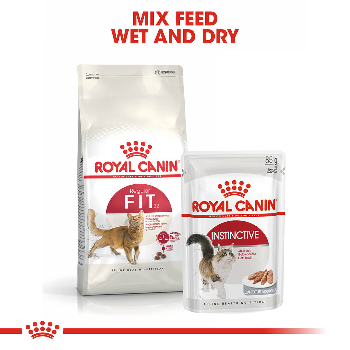 Royal Canin Fit Adult Dry Cat Food 2Kg