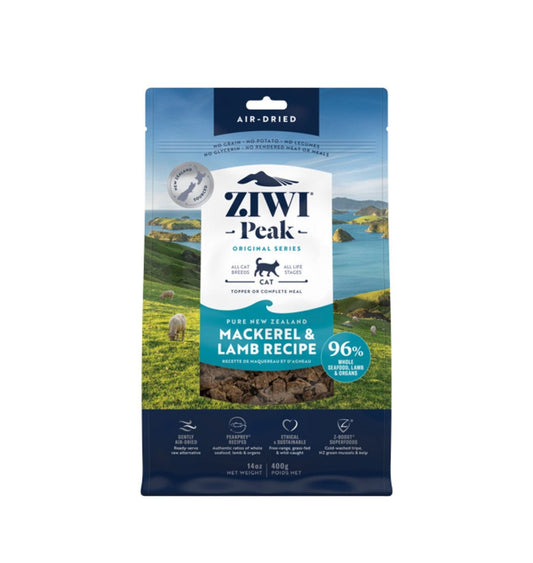 Ziwipeak Mackerel & Lamb Dry Cat Food 400G