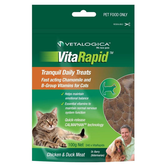 Vetalogica Chicken Tranquil Cat Treats 100G