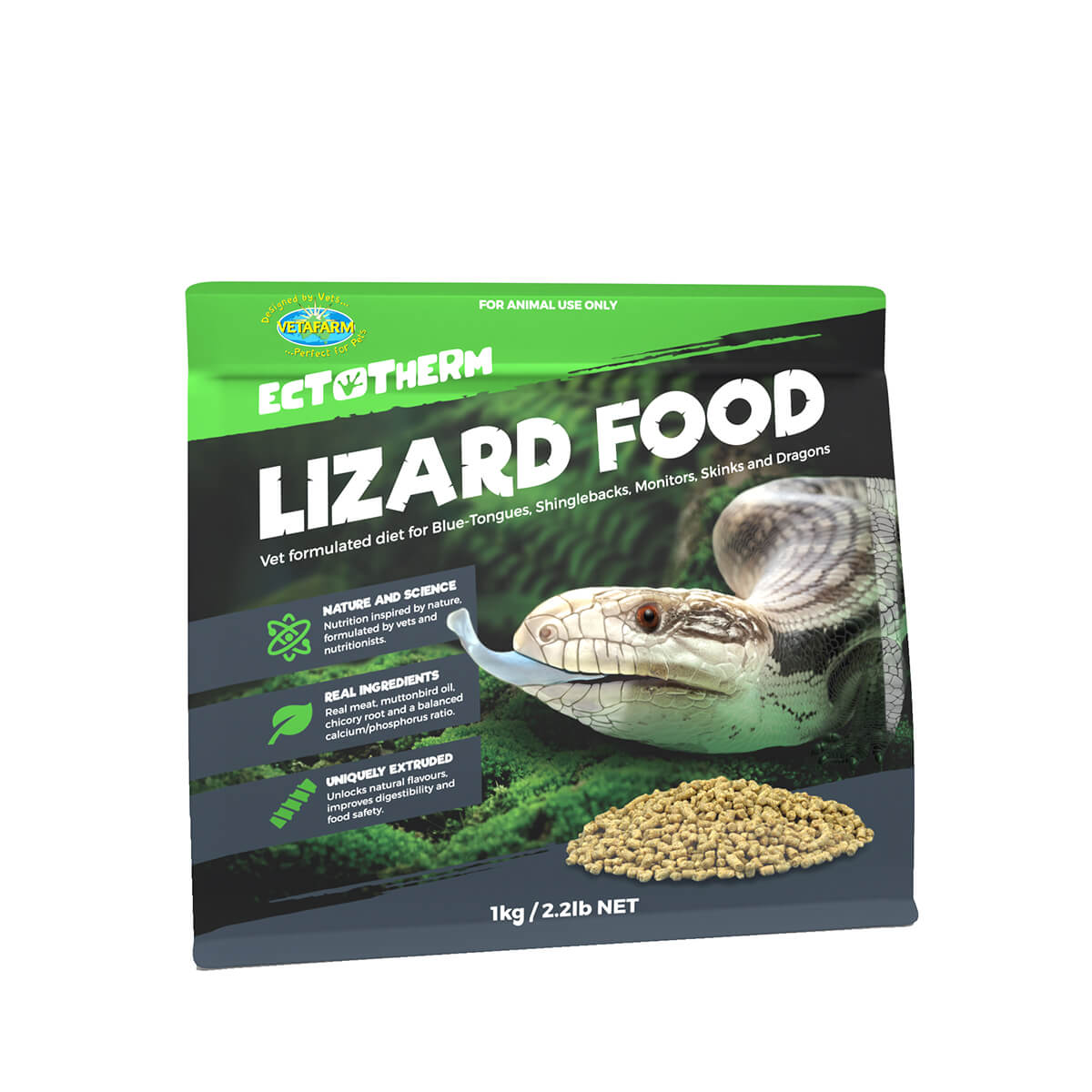 Vetafarm Ectotherm Lizard Food 350G