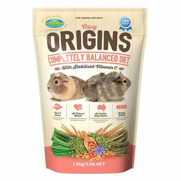 Vetafarm Cavy Origins Pellet Food For Guinea Pigs 1.5Kg