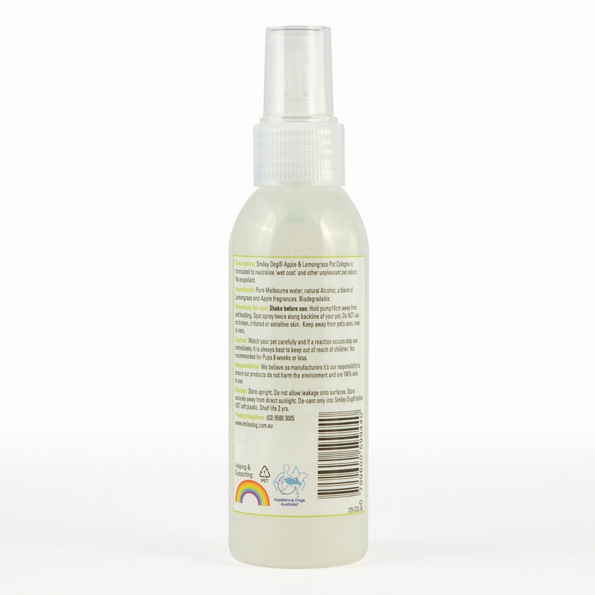 SMILEY DOG Fresh Coat Spray Apple & Lemongrass 125ml