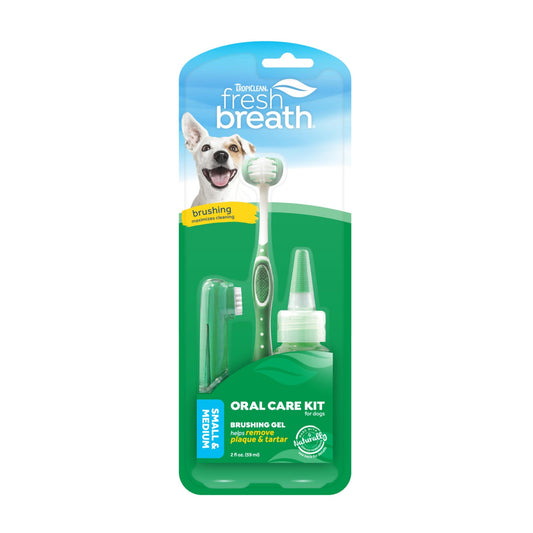 Tropiclean Fresh Breath Oral Care Kit Med/Lge