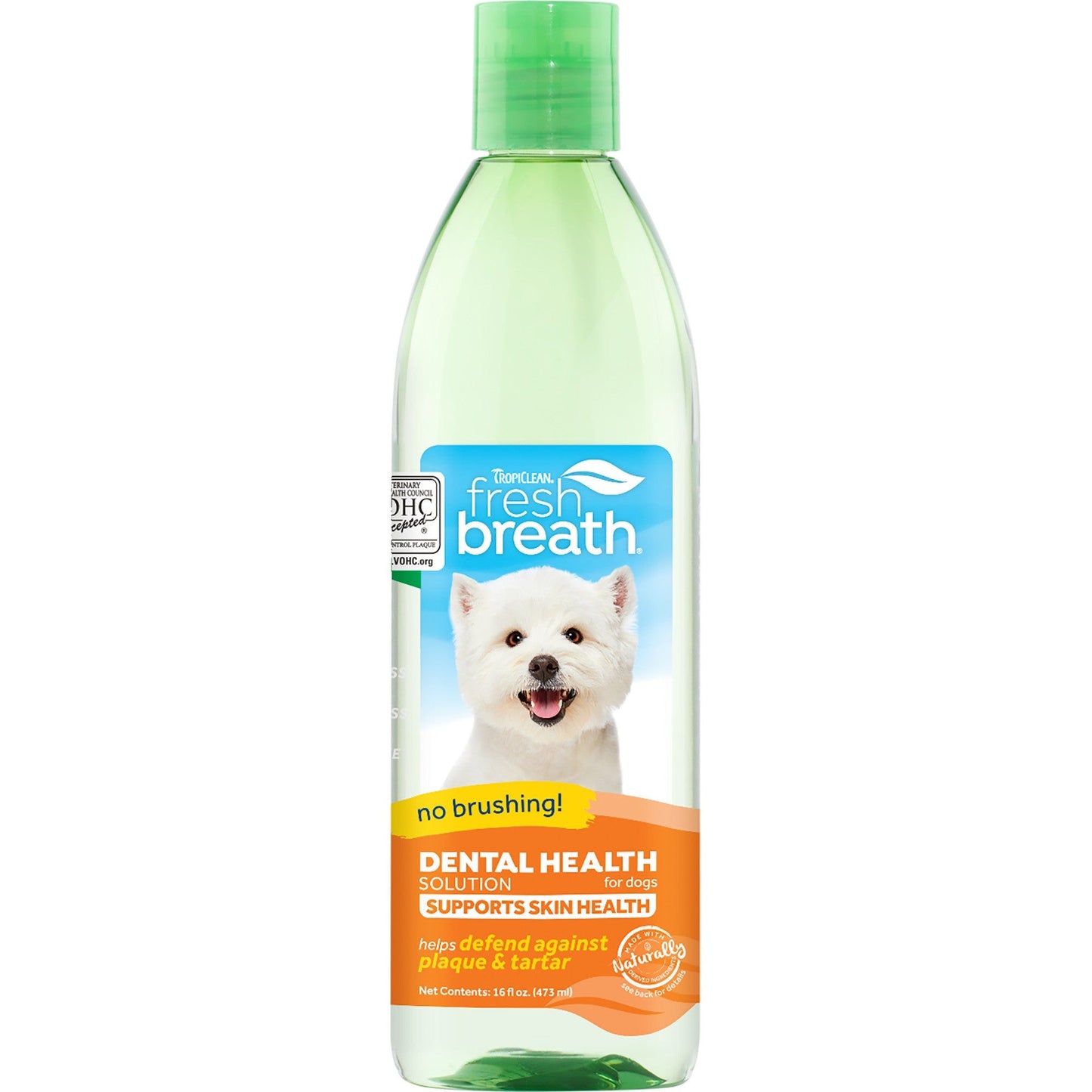 Tropiclean Fresh Breath Water+ Plus Skin & Coat