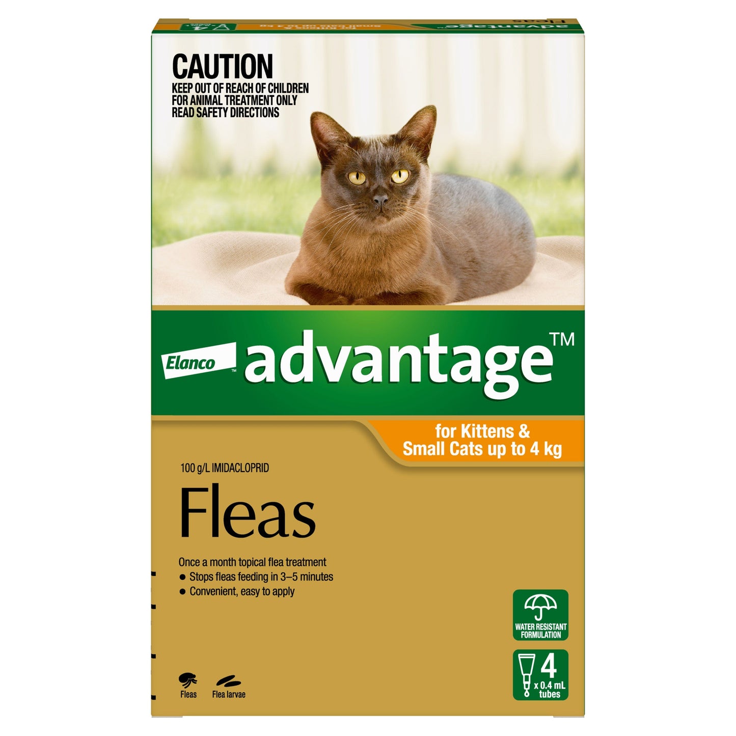 Advantage Flea Treatment >4Kg Cat 6 Pack