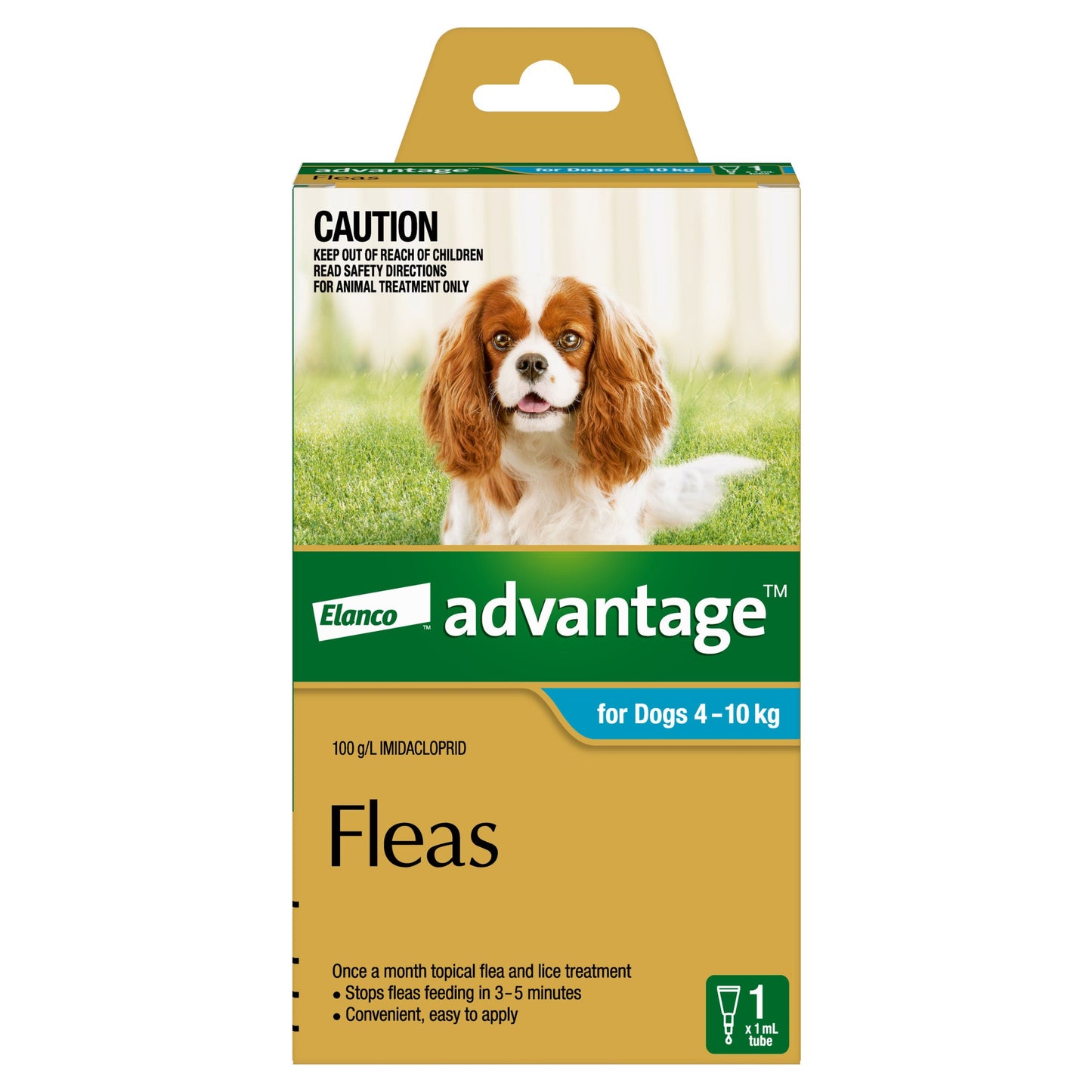 Advantage Flea Treatment 4-10Kg Dog 4 Pack