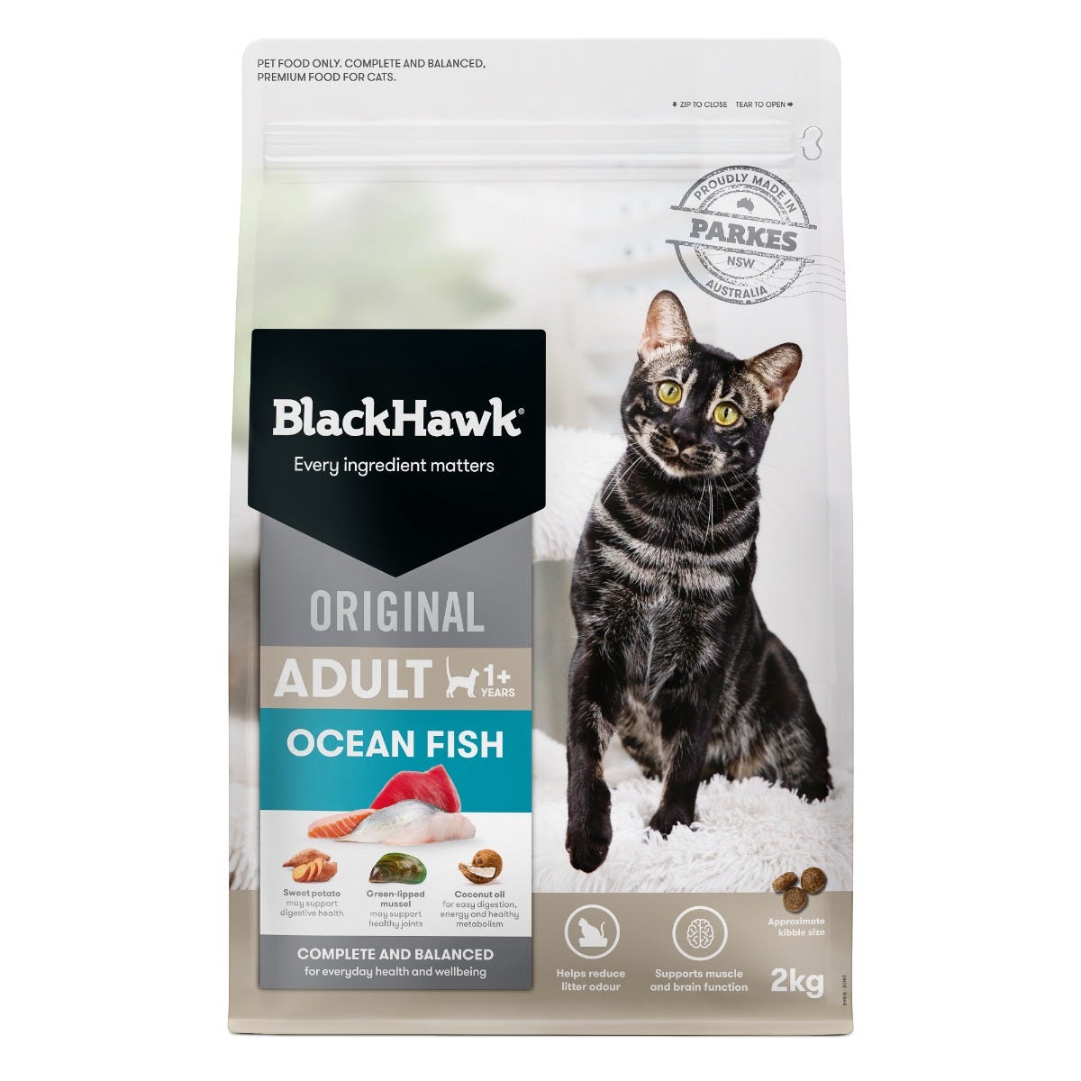 Black Hawk Original Cat Food Ocean Fish 2kg