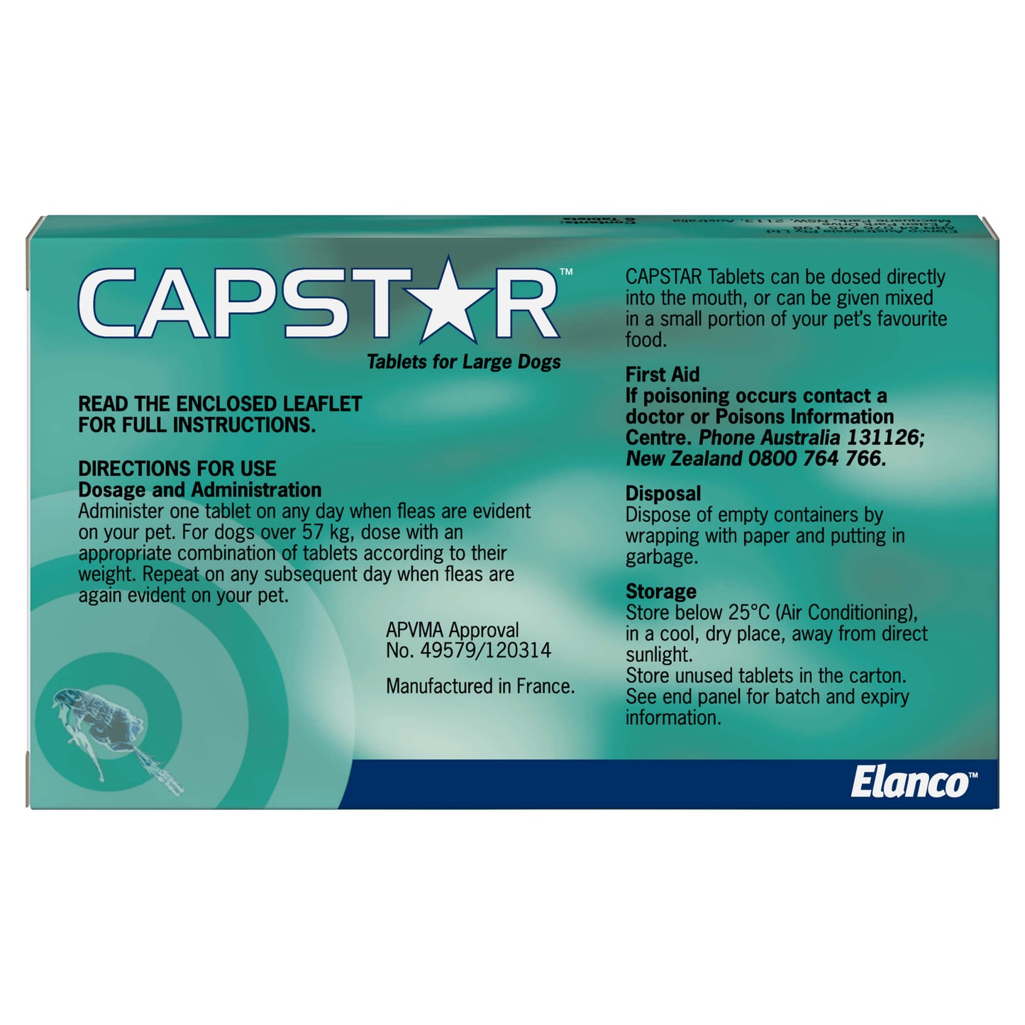 Capstar Flea Treatment 11-57Kg Dog 6 Pack