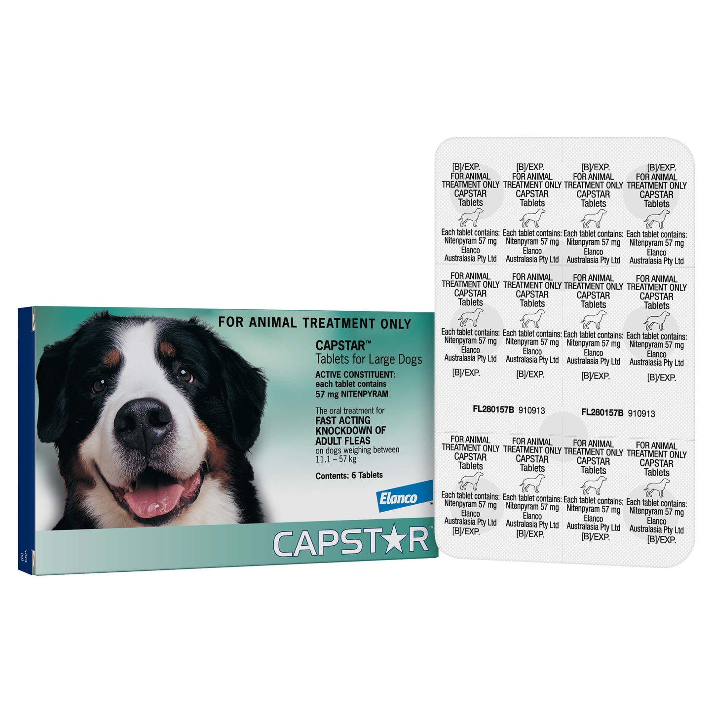 Capstar Flea Treatment 11-57Kg Dog 6 Pack