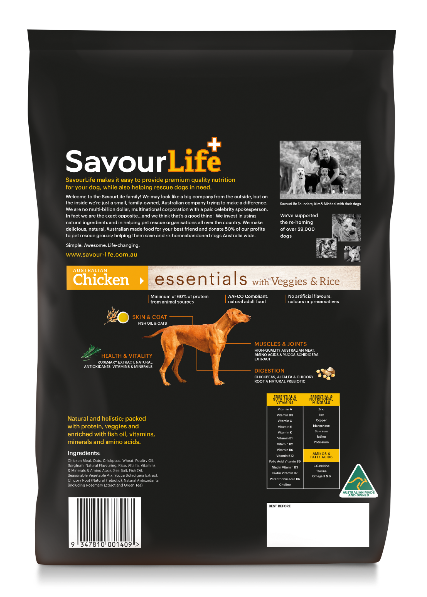 SavourLife Essentials Adult Standard Chicken 3kg