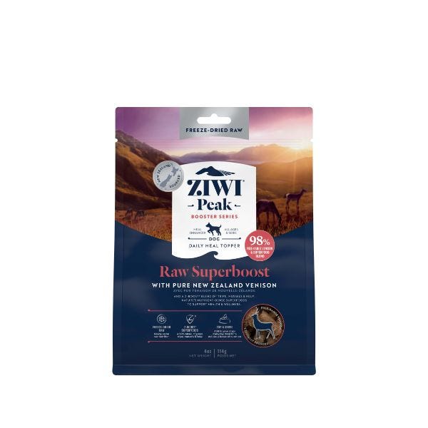 ZiwiPeak Freeze Dried Dog Superboost 320g Venison