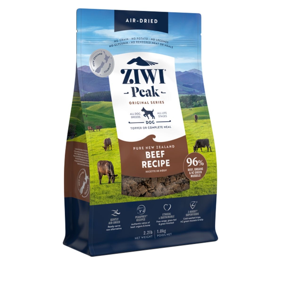 Ziwipeak Daily Dog Cuisine Beef Dry Dog Food 454G