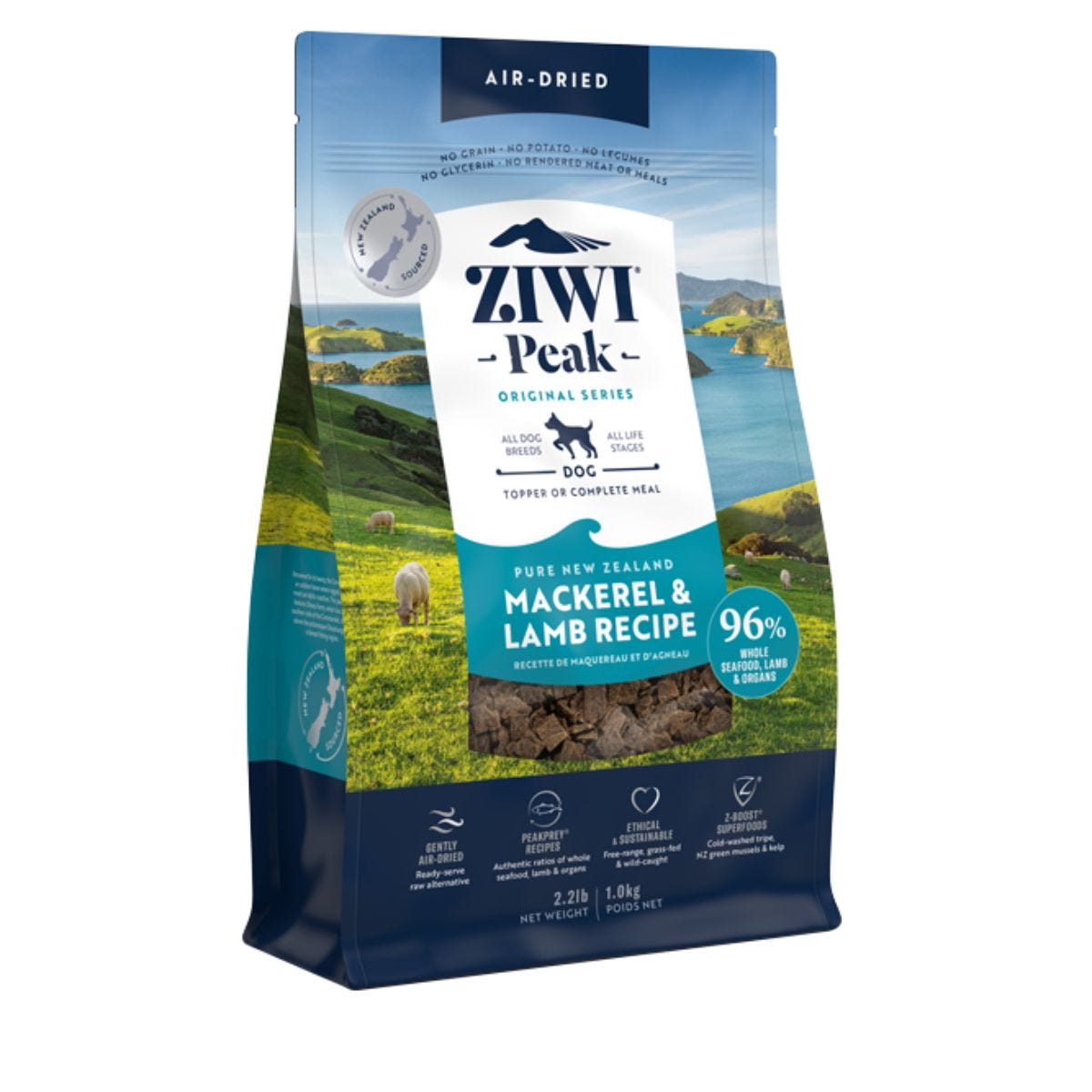 Ziwipeak Daily Dog Cuisine Mackerel & Lamb Dry Dog Food 2.5Kg