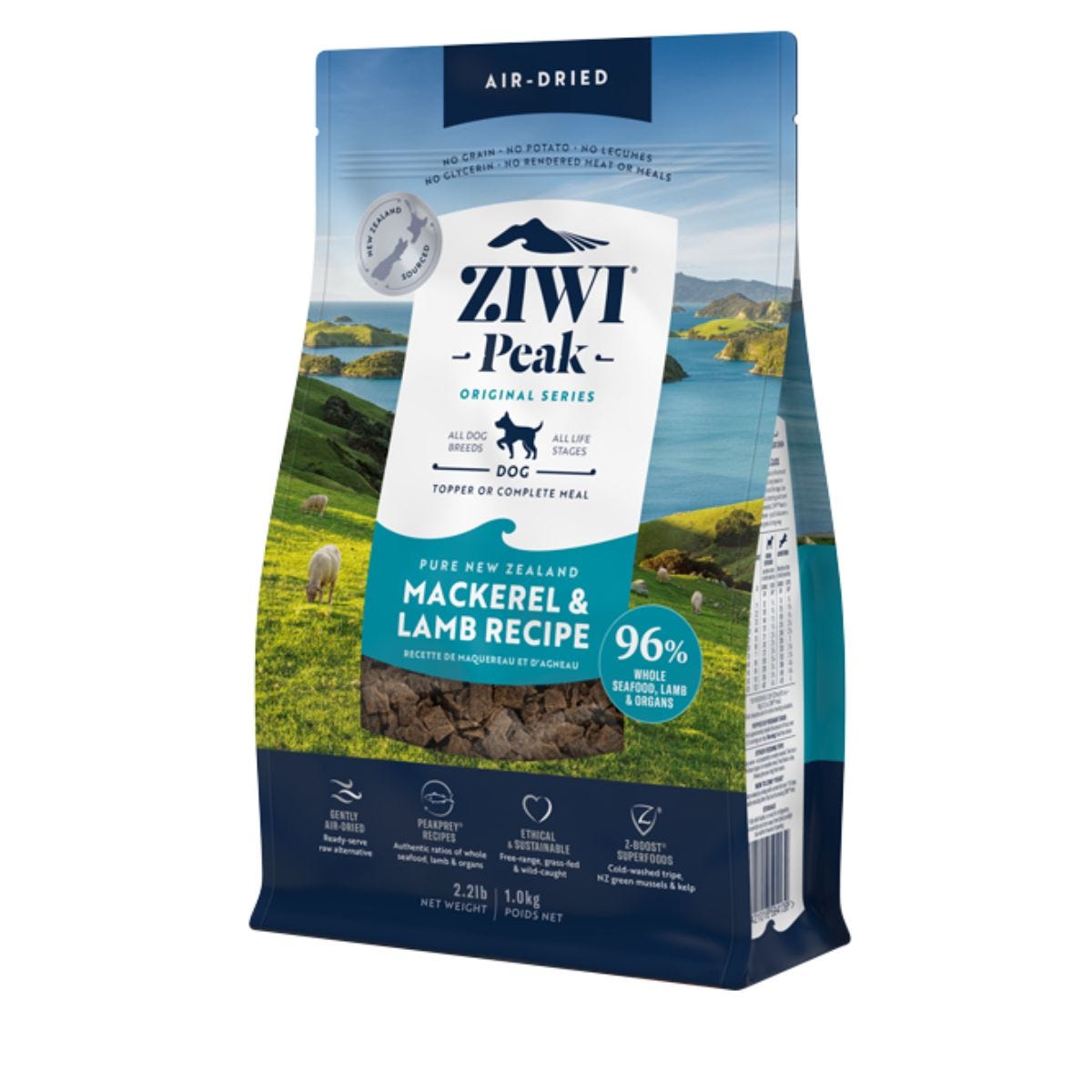 Ziwipeak Daily Dog Cuisine Mackerel & Lamb Dry Dog Food 2.5Kg