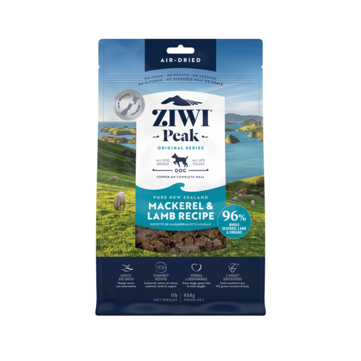 Ziwipeak Daily Dog Cuisine Mackerel & Lamb Dry Dog Food 2.5Kg