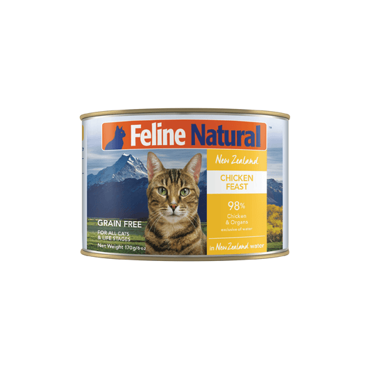 Feline Natural Canned Cat Food, Chicken Feast 170G