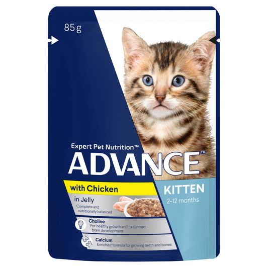 ADV Kitten Chicken in Jelly Pouch 85g