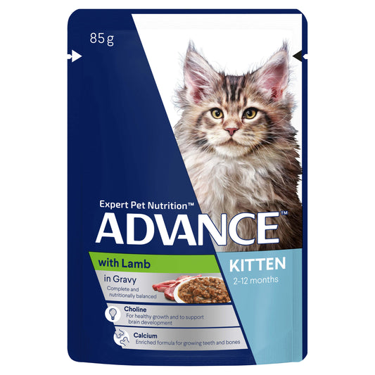 ADV Kitten Lamb in Gravy Pouch 85g