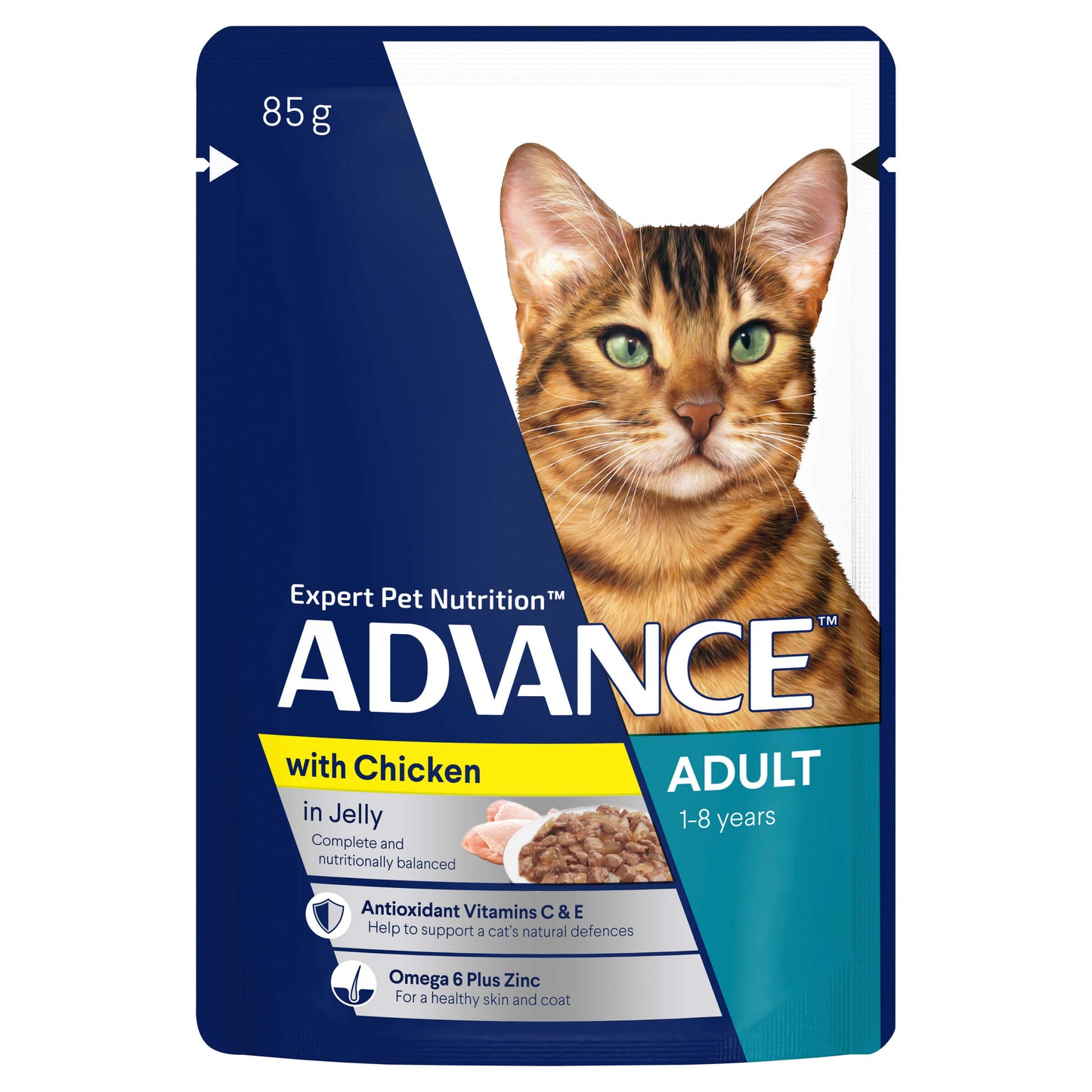 ADV Cat Chicken In Jelly Pouch 85g