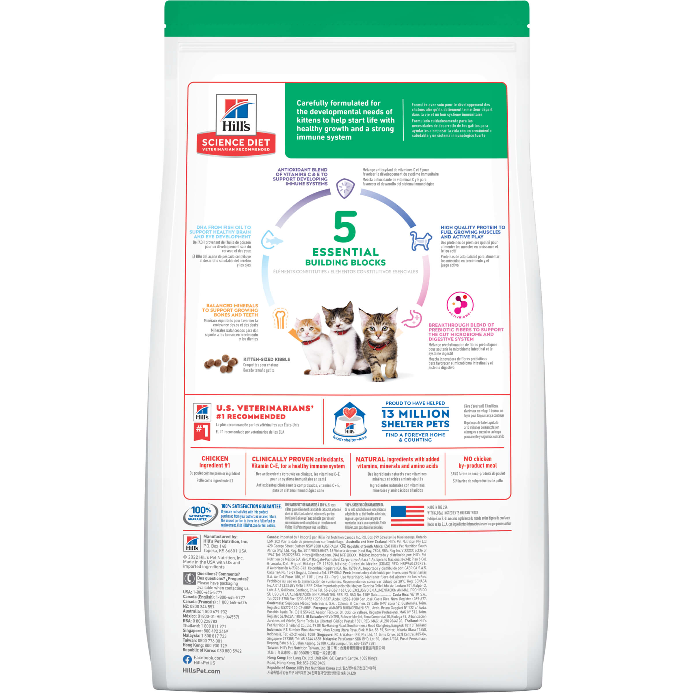 Hill S Science Diet Kitten Pouches Dry Cat Food 1.58Kg Best Friends Pets