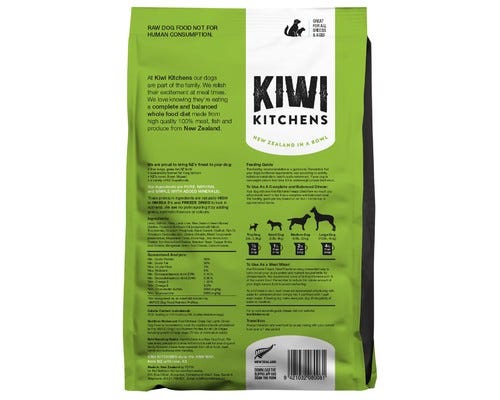 KIWI KITCHENS Dog Freeze Dried Lamb 425g Best Friends Pets