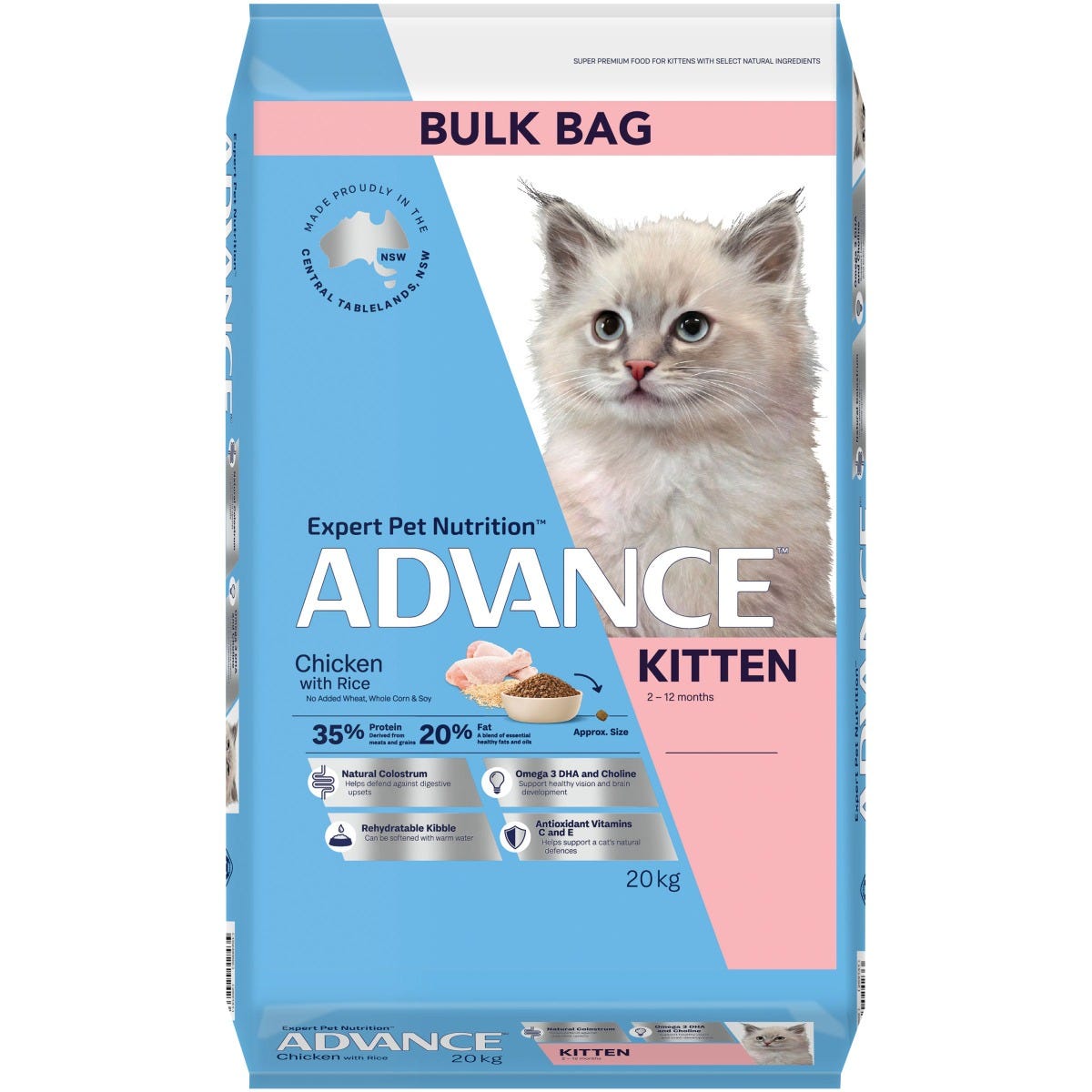 ADV Kitten Chicken & Rice 500g