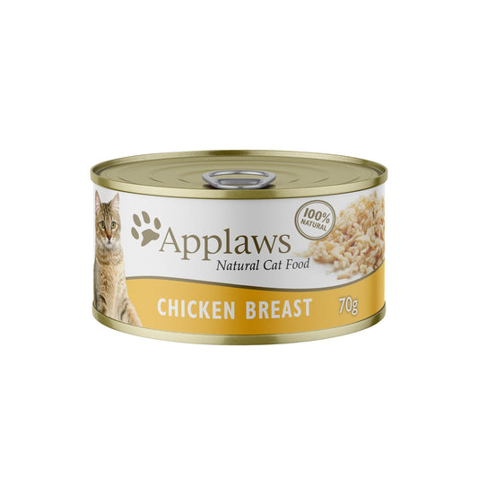 Applaws Natural Chicken Breast In Broth Wet Cat Food Can 70G