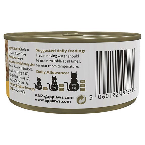 Applaws Natural Chicken Breast In Broth Wet Cat Food Can 70G