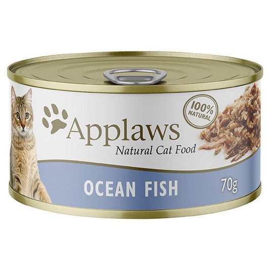 Applaws Natural Ocean Fish In Broth Wet Cat Food Can 70G