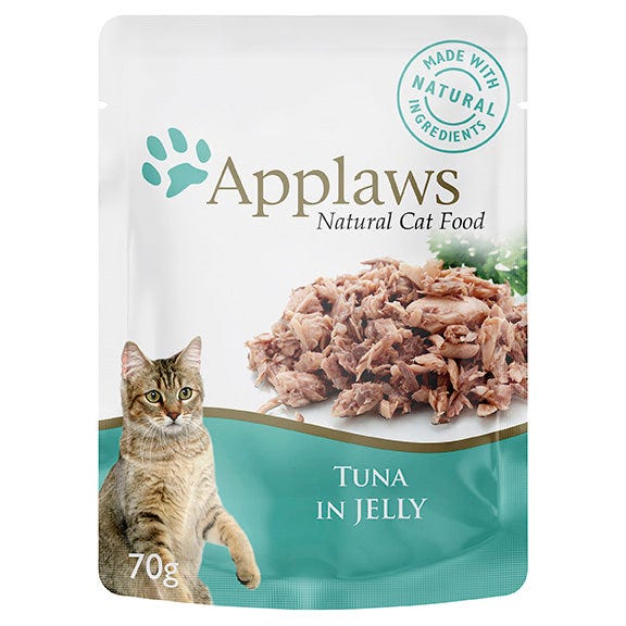 Applaws Natural Tuna Wholemeat In Jelly Pouch Wet Cat Food 70G