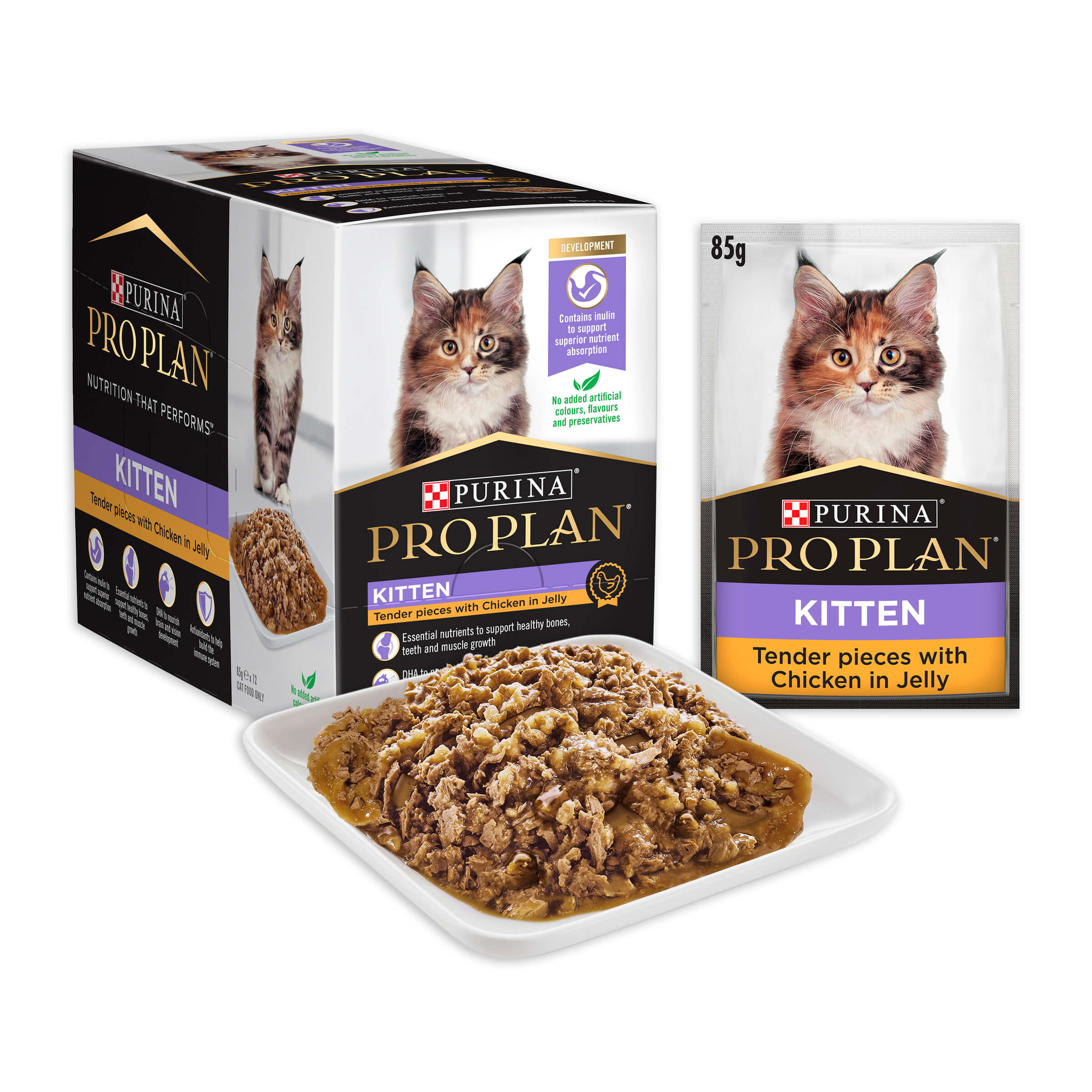 Pro plan kitten wet food best sale