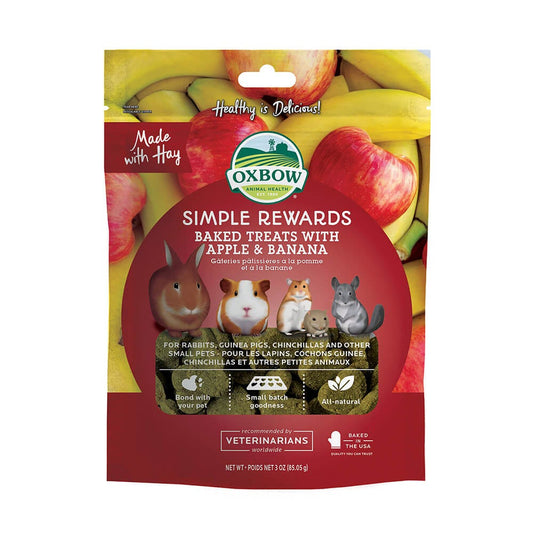 Oxbow Simple Rewards Apple & Banana 85G