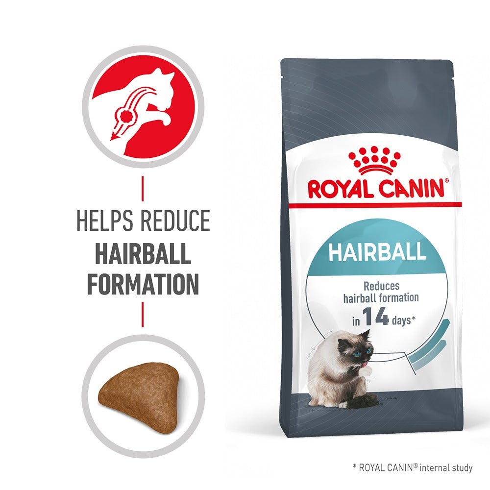 Cat food that helps with hairballs hotsell